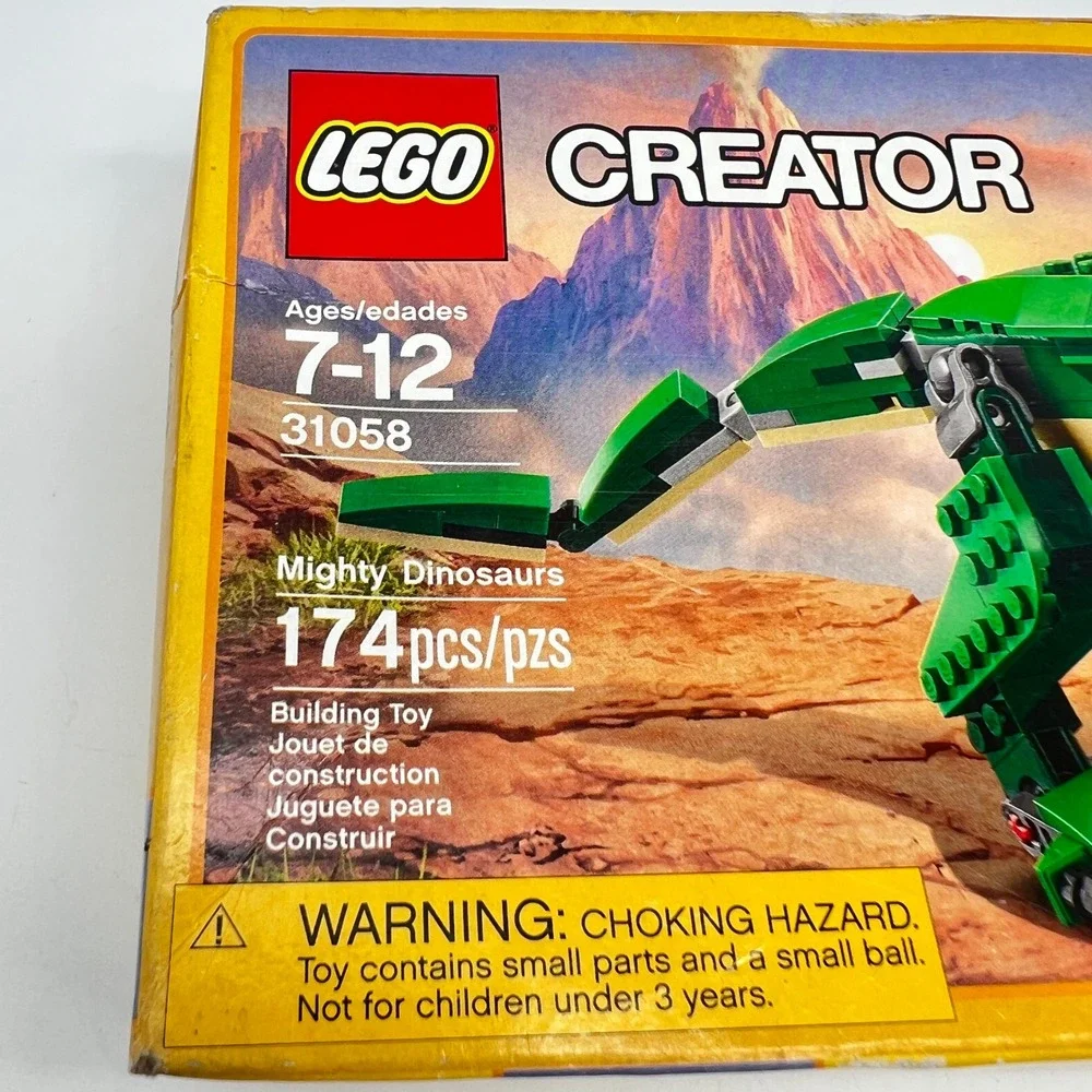 LEGO Creator Mighty Dinosaurs 31058 2017 Kids 3-in-1 Building Toy Set
